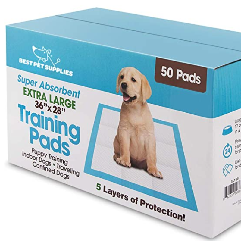 customize color box package puppy pee pads