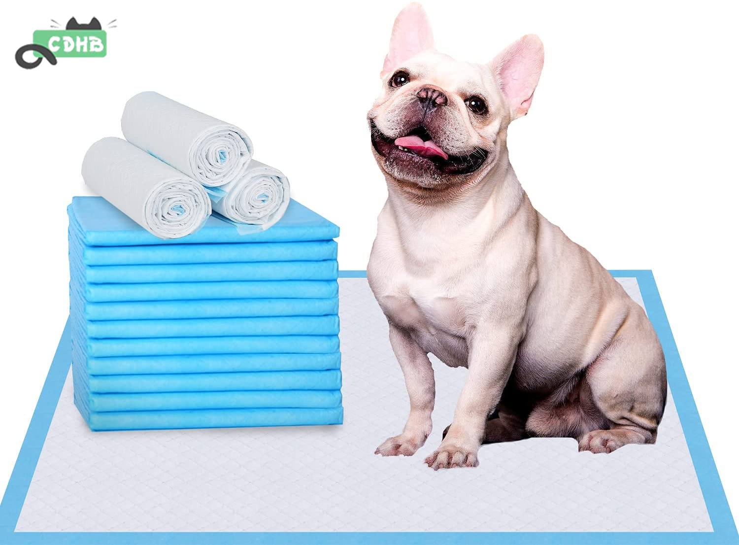 Custom Puppy Potty Pads Ultra Absorbent Quick Dry Leak-Proof Pet Urine Pads for Dog