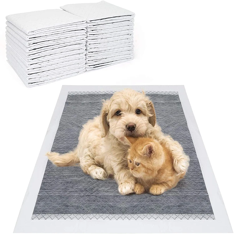 OEM Charcoal Pet Urine Training Pads Carbon Bamboo Puppy Pee Pads