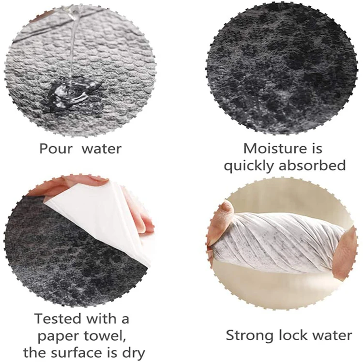 charcole pads water absorb